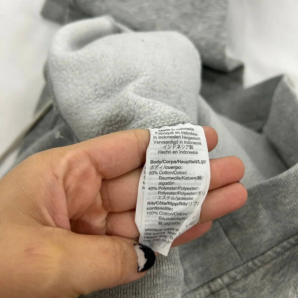 J.Crew Authentic Fleece Grey Jogger Sweatpants – Casual Athletic Lounge Pants M